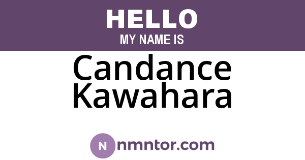 Candance Kawahara