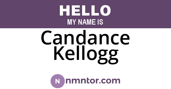 Candance Kellogg