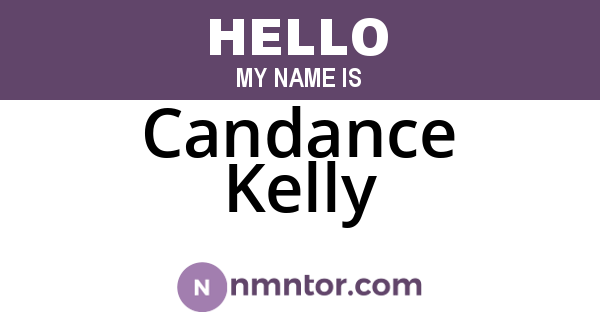 Candance Kelly