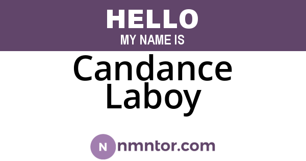 Candance Laboy