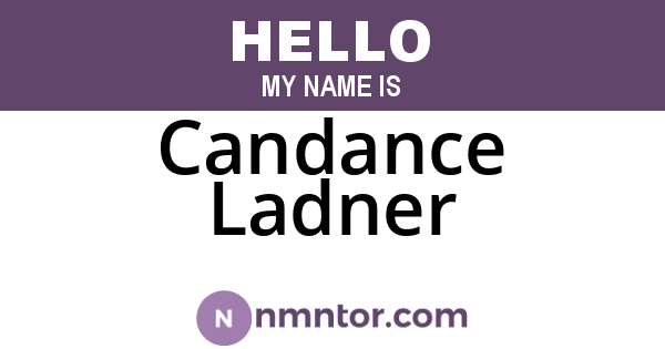 Candance Ladner