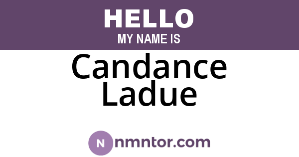 Candance Ladue