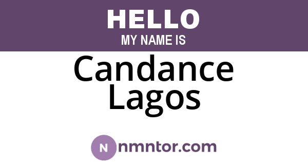 Candance Lagos