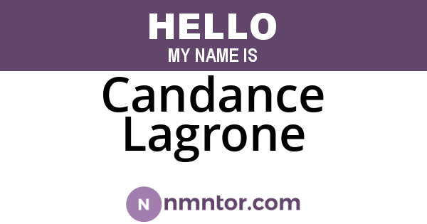 Candance Lagrone