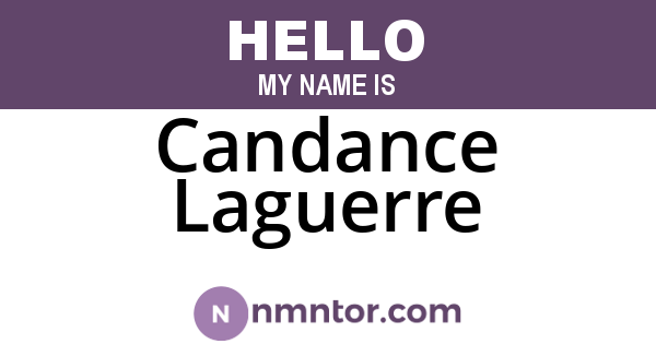 Candance Laguerre