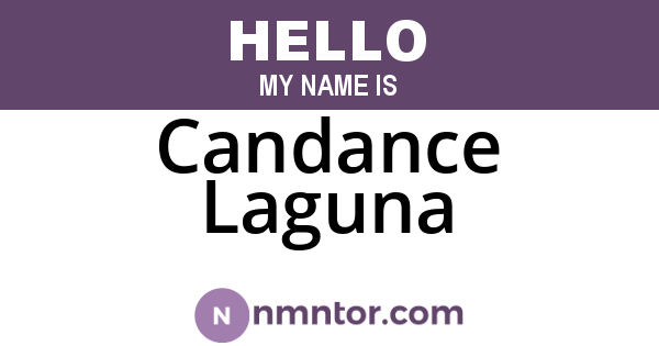 Candance Laguna