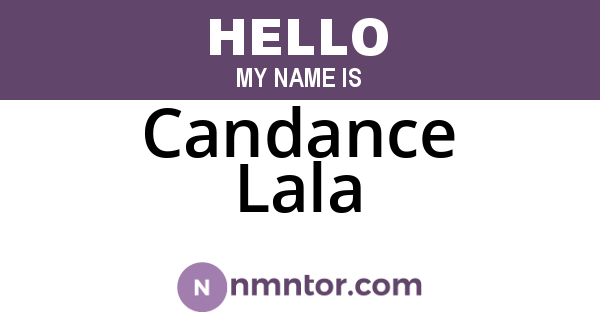 Candance Lala