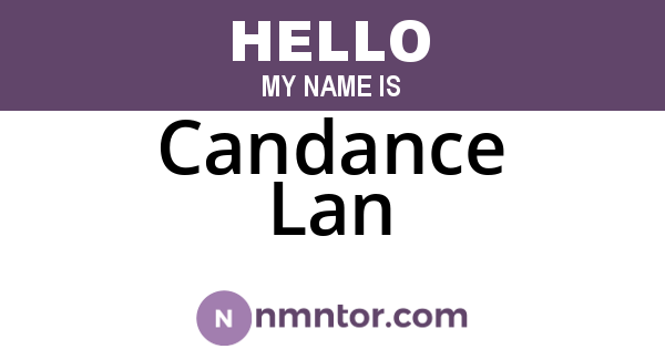 Candance Lan