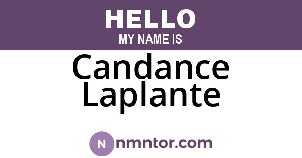 Candance Laplante