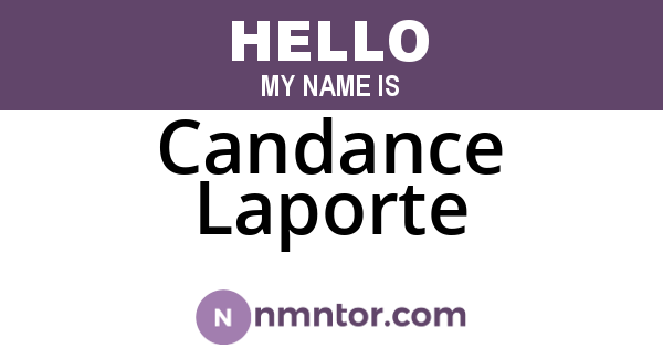 Candance Laporte
