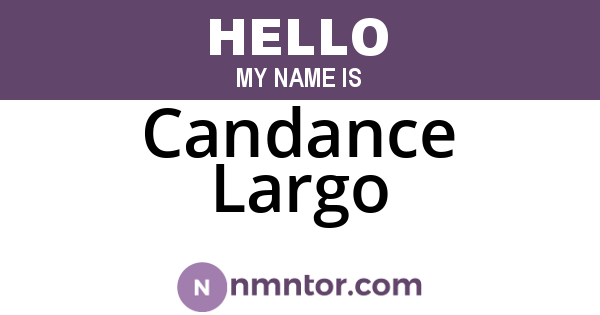 Candance Largo