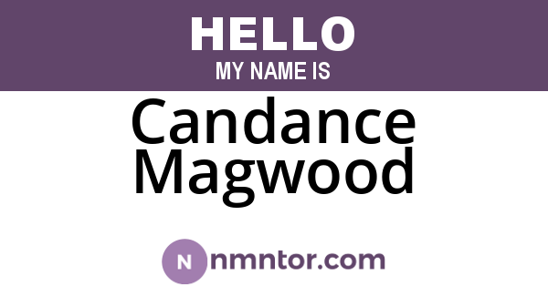 Candance Magwood