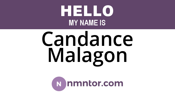 Candance Malagon