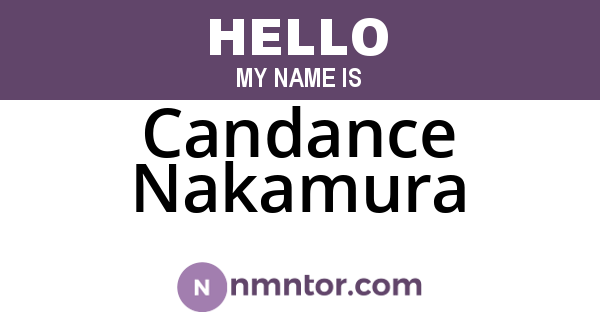 Candance Nakamura
