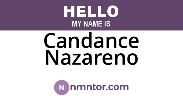 Candance Nazareno