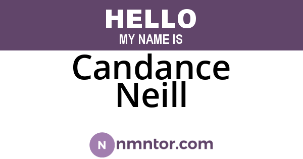 Candance Neill