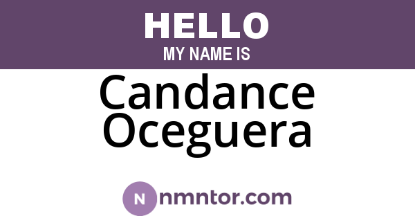 Candance Oceguera
