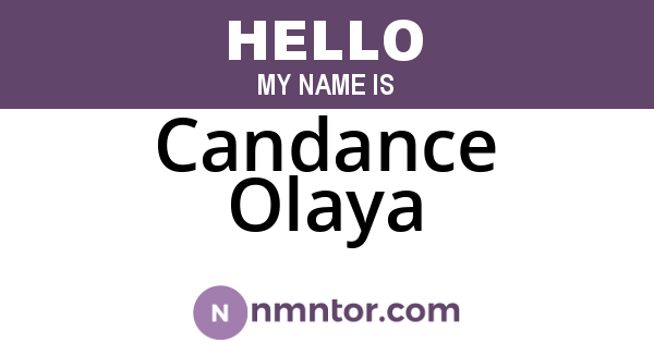 Candance Olaya