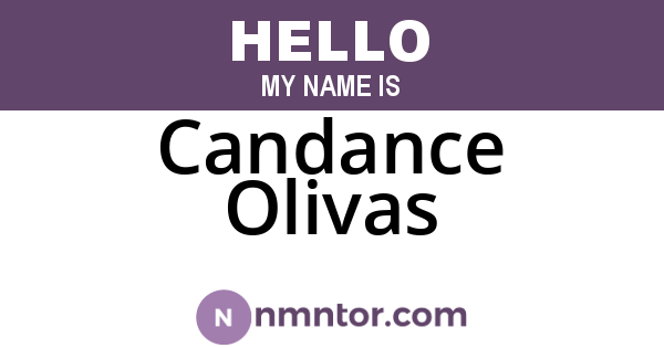 Candance Olivas