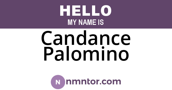 Candance Palomino