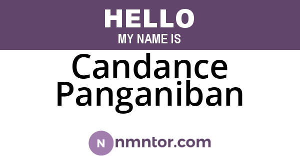 Candance Panganiban