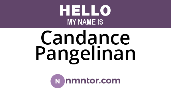 Candance Pangelinan