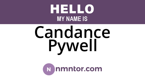 Candance Pywell