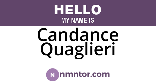 Candance Quaglieri