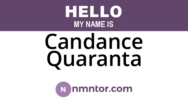 Candance Quaranta