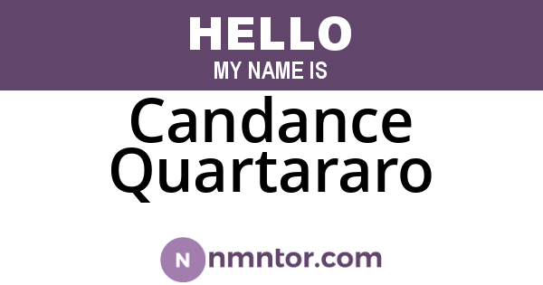 Candance Quartararo