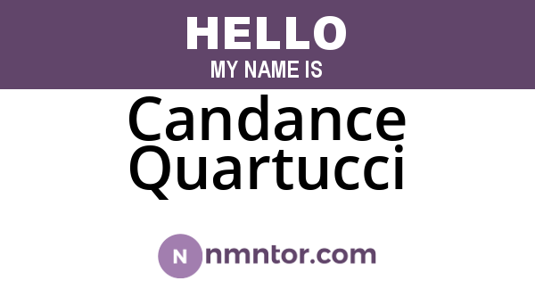 Candance Quartucci