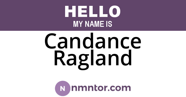Candance Ragland