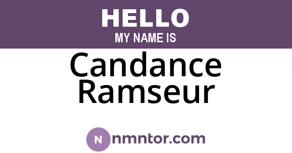 Candance Ramseur