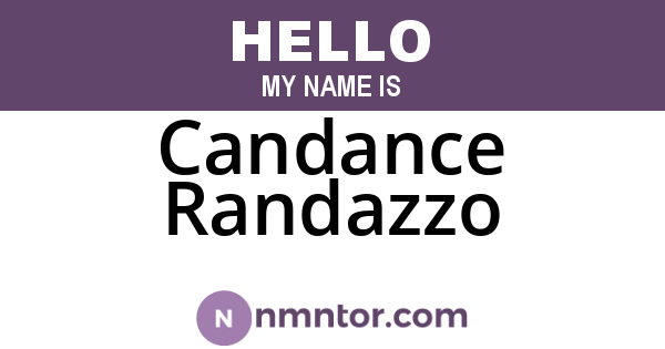 Candance Randazzo