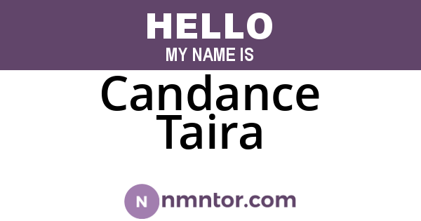 Candance Taira
