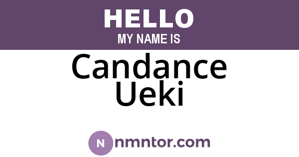 Candance Ueki