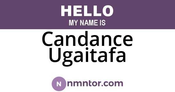 Candance Ugaitafa