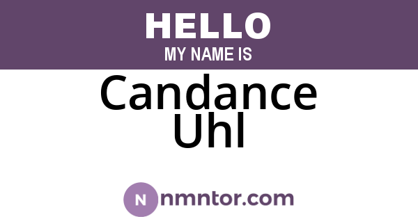 Candance Uhl