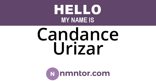 Candance Urizar