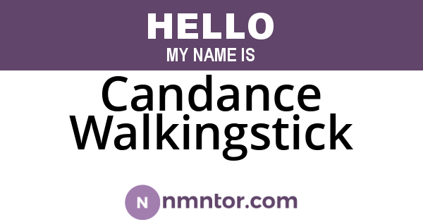 Candance Walkingstick