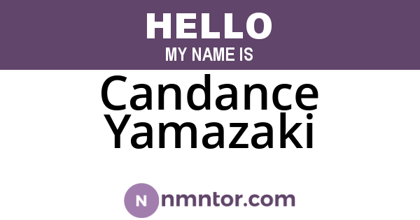 Candance Yamazaki