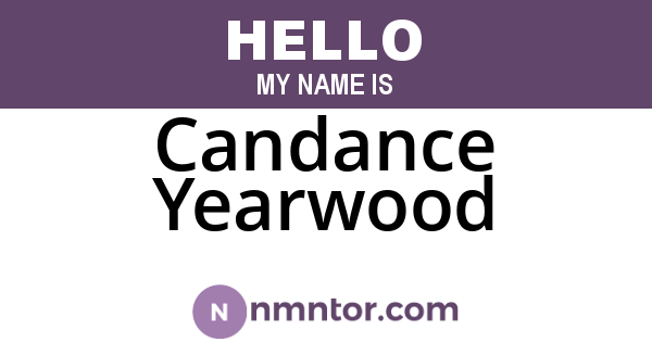 Candance Yearwood