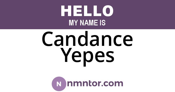 Candance Yepes