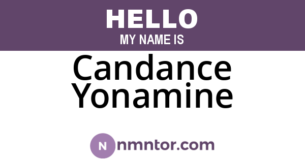 Candance Yonamine