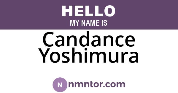 Candance Yoshimura