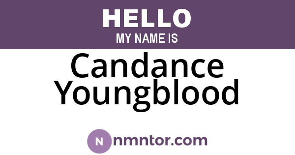 Candance Youngblood