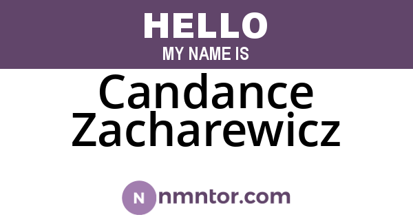 Candance Zacharewicz