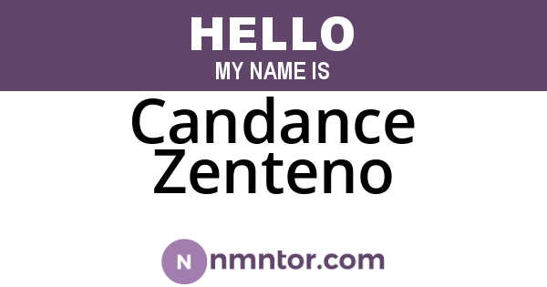 Candance Zenteno