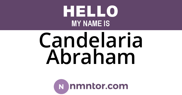Candelaria Abraham