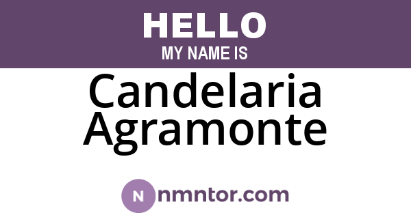 Candelaria Agramonte